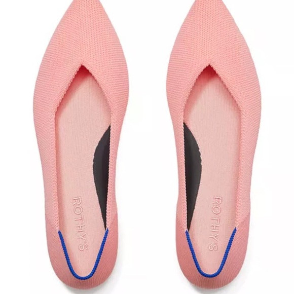 Rothy's Pink and Blue Women's Flats - Picture 1 of 7